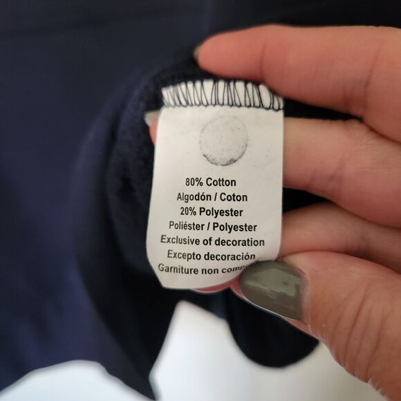 Russell Athletic Men's Navy Hoodie Sweatshirt Pocket Size XXL - Picture 5 of 6